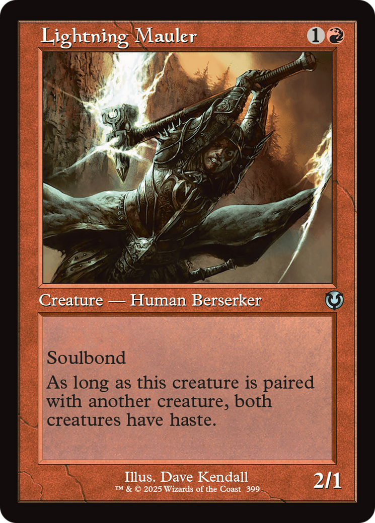 Lightning Mauler (Retro Frame) [Innistrad Remastered] | Good Games Adelaide SA