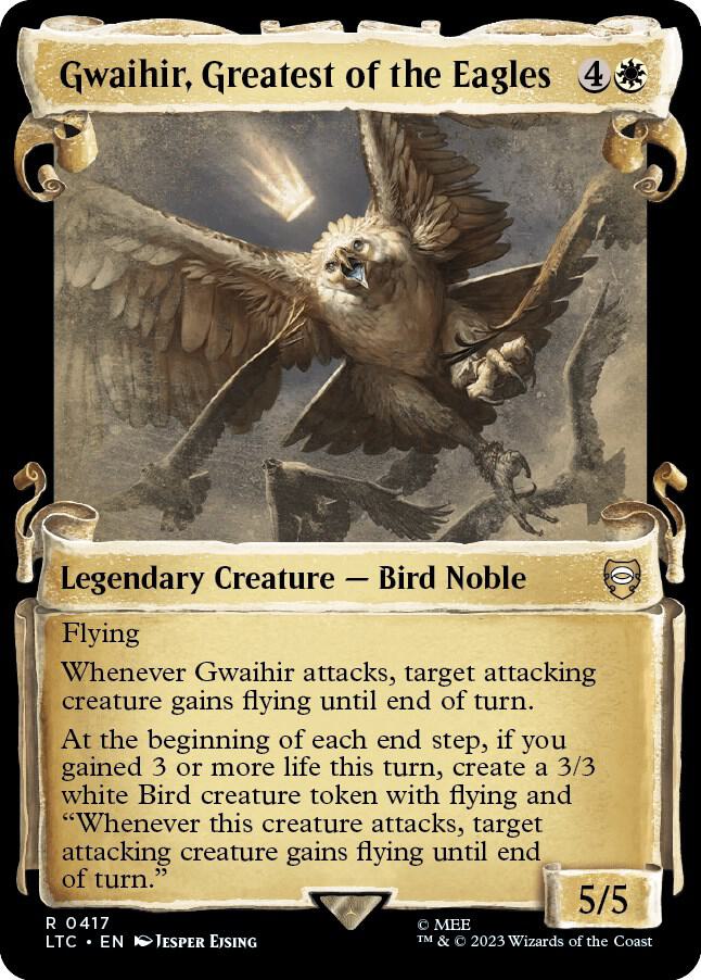 Gwaihir, Greatest of the Eagles 417 (Commander: The Lord of the Rings: Tales of Middle-earth)  - Showcase Scroll | Good Games Adelaide SA