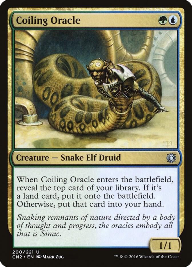 Coiling Oracle 200 (Conspiracy: Take the Crown)  - Foil | Good Games Adelaide SA