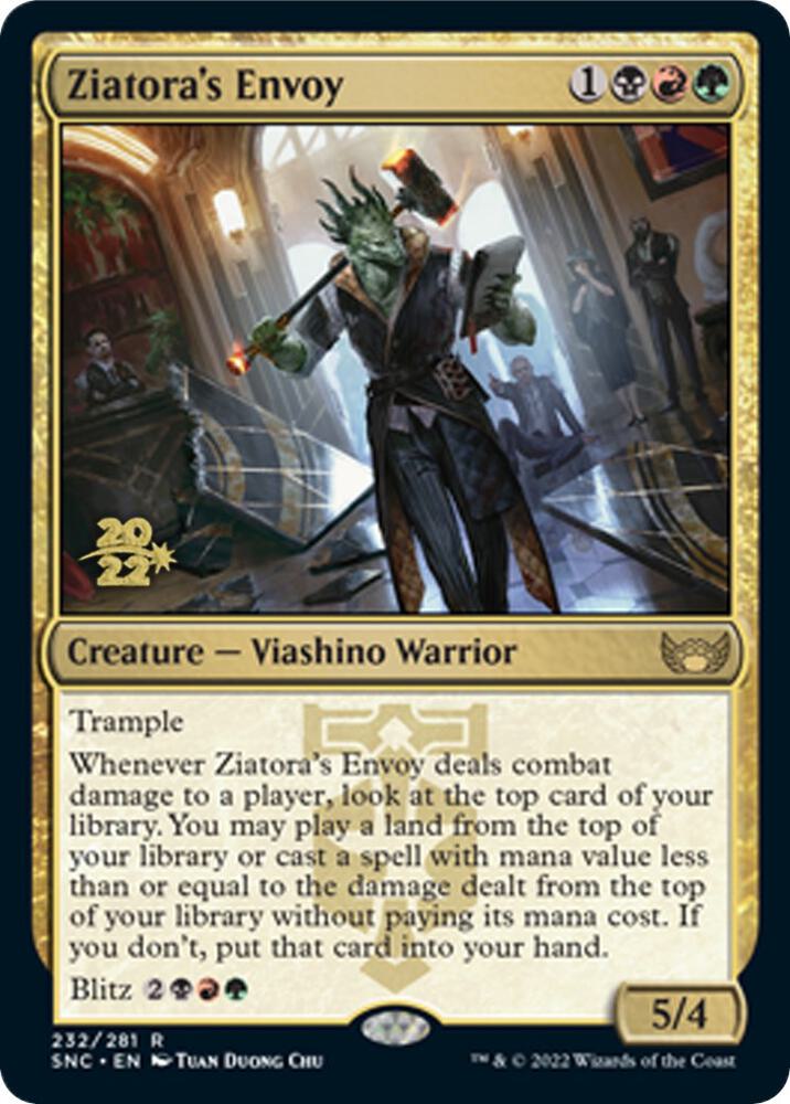Ziatoras Envoy 232 (Prerelease Cards)  - Foil | Good Games Adelaide SA