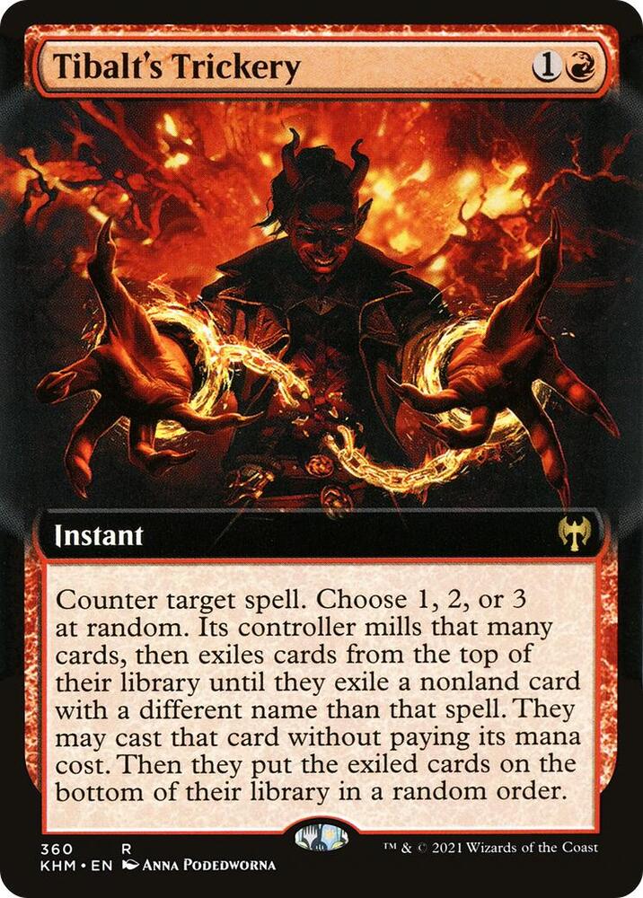 Tibalts Trickery 360 (Kaldheim)  - Extended Art Foil | Good Games Adelaide SA