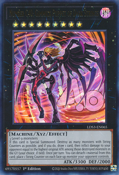 Number C40: Gimmick Puppet of Dark Strings [LDS3-EN065] Ultra Rare | Good Games Adelaide SA