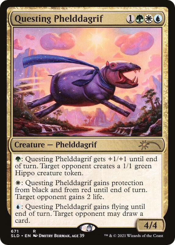 Questing Phelddagrif 671 671 (Secret Lair Drop Series)  - Foil | Good Games Adelaide SA