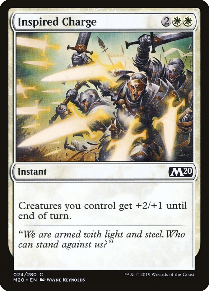 Inspired Charge [Core Set 2020] | Good Games Adelaide SA