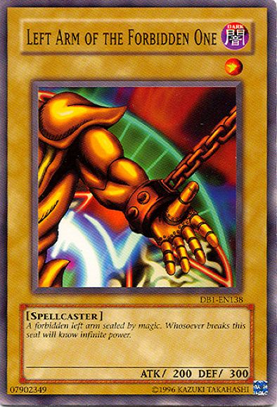 Left Arm of the Forbidden One [DB1-EN138] Common | Good Games Adelaide SA