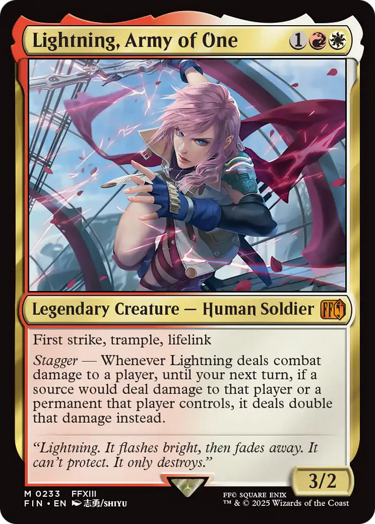 Lightning, Army of One [FINAL FANTASY] | Good Games Adelaide SA