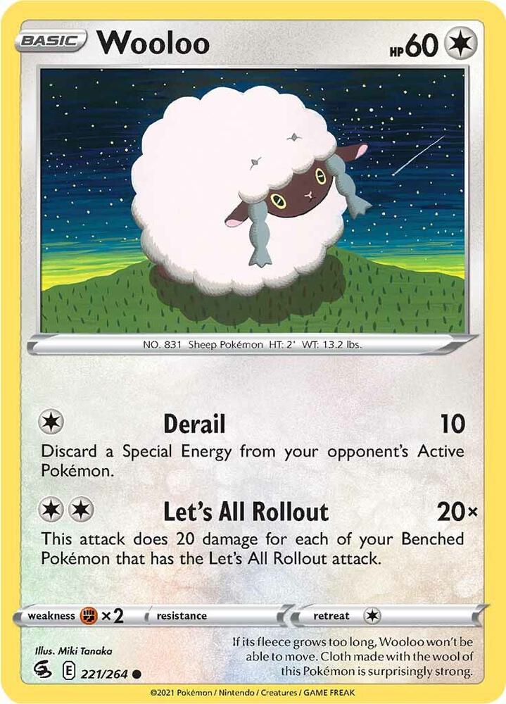 Wooloo 221/264 (SWSH08: Fusion Strike)  | Good Games Adelaide SA