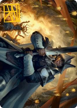 Ritual Guardian Art Card Gold Stamped Signature 18 (Art Series: Innistrad: Midnight Hunt)  | Good Games Adelaide SA