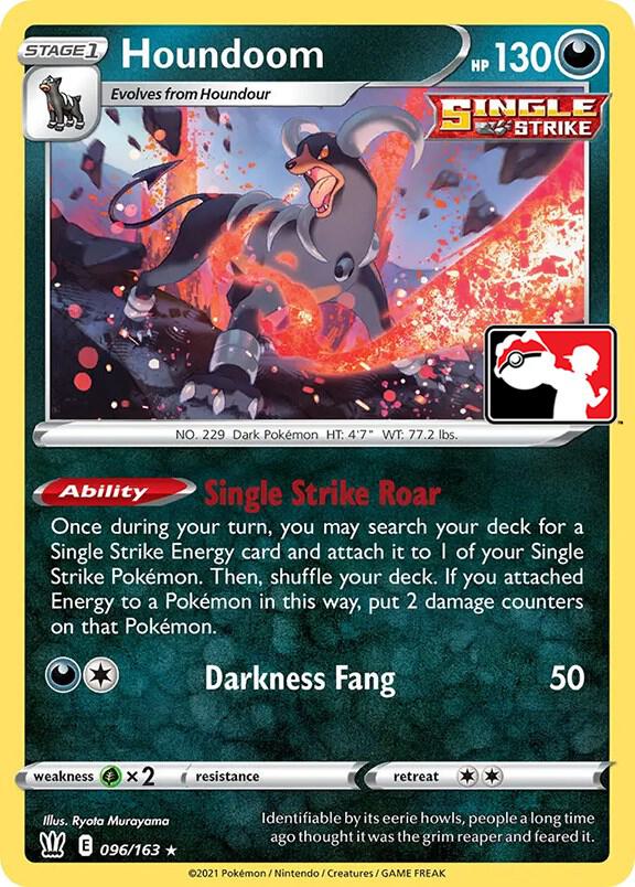 Houndoom Series 1/2 096/163 (Prize Pack Series Cards)  | Good Games Adelaide SA
