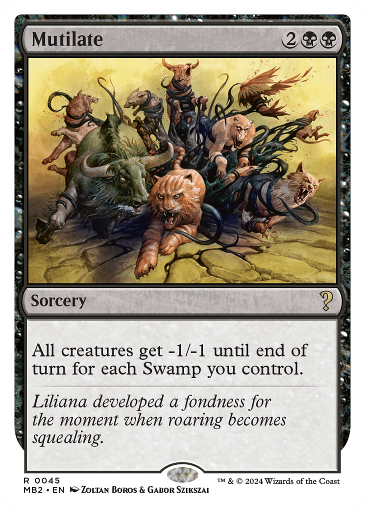 Mutilate (White Border) [Mystery Booster 2] | Good Games Adelaide SA