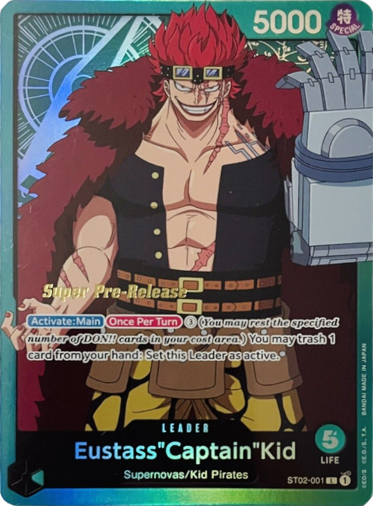 Eustass"Captain"Kid (001) [Super Pre-Release Starter Deck: Worst Generation] | Good Games Adelaide SA