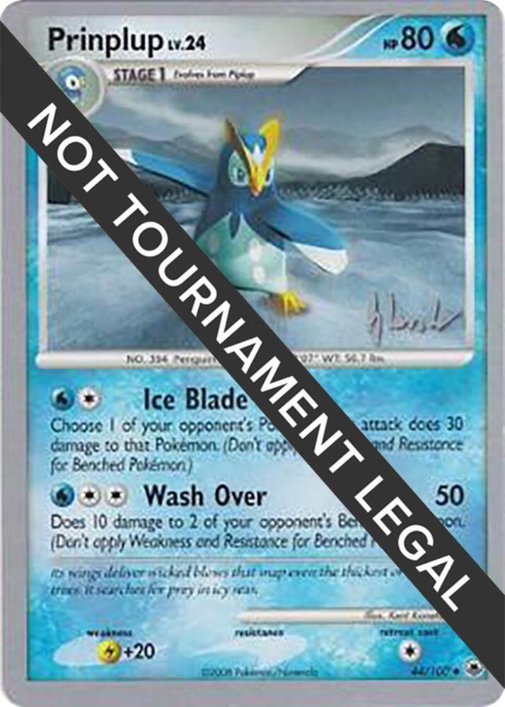 Prinplup 44 2008 Dylan Lefavour 44/100 (World Championship Decks)  | Good Games Adelaide SA