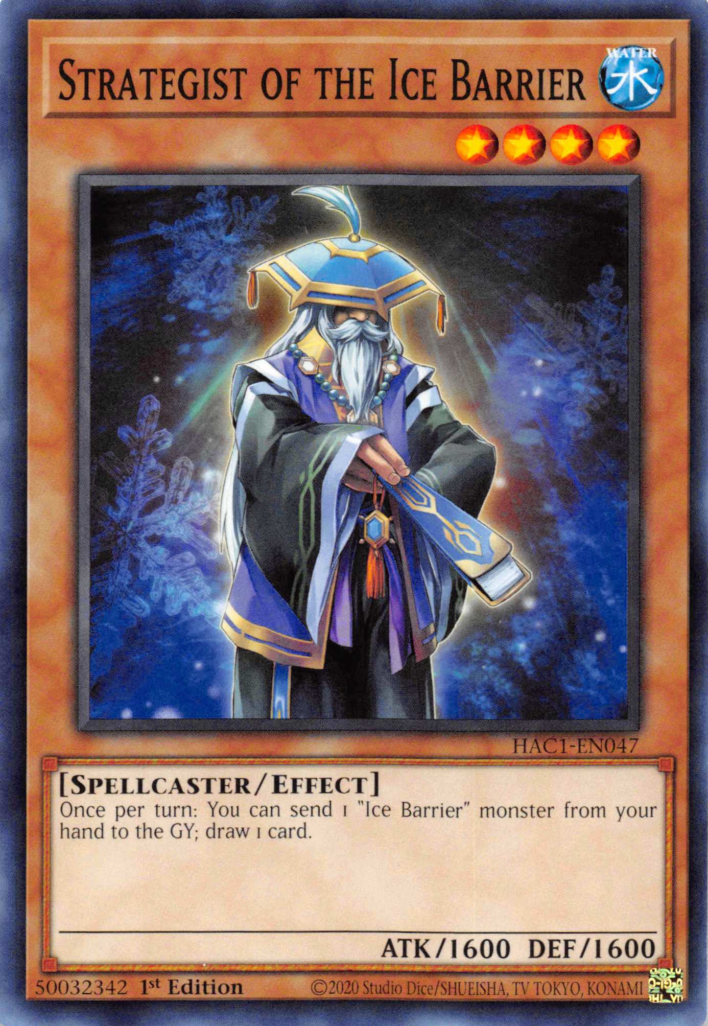 Strategist of the Ice Barrier [HAC1-EN047] Common | Good Games Adelaide SA