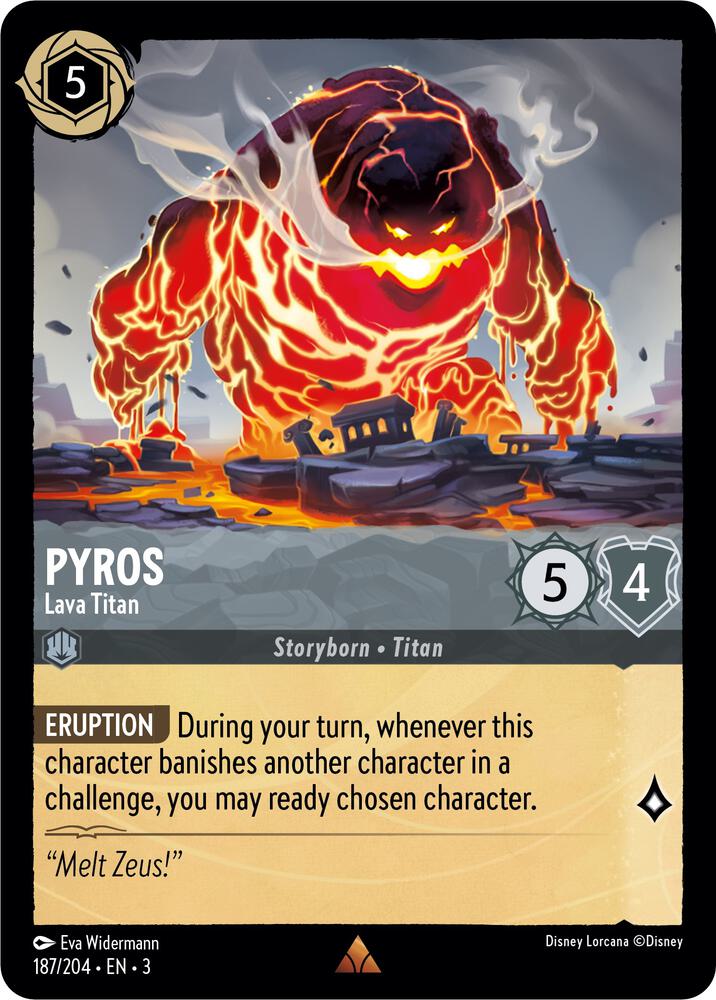 Pyros Lava Titan 187/204 (Into the Inklands)  | Good Games Adelaide SA