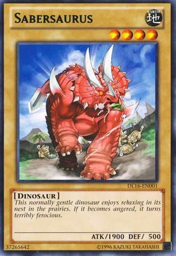 Sabersaurus (Green) [DL16-EN001] Rare | Good Games Adelaide SA