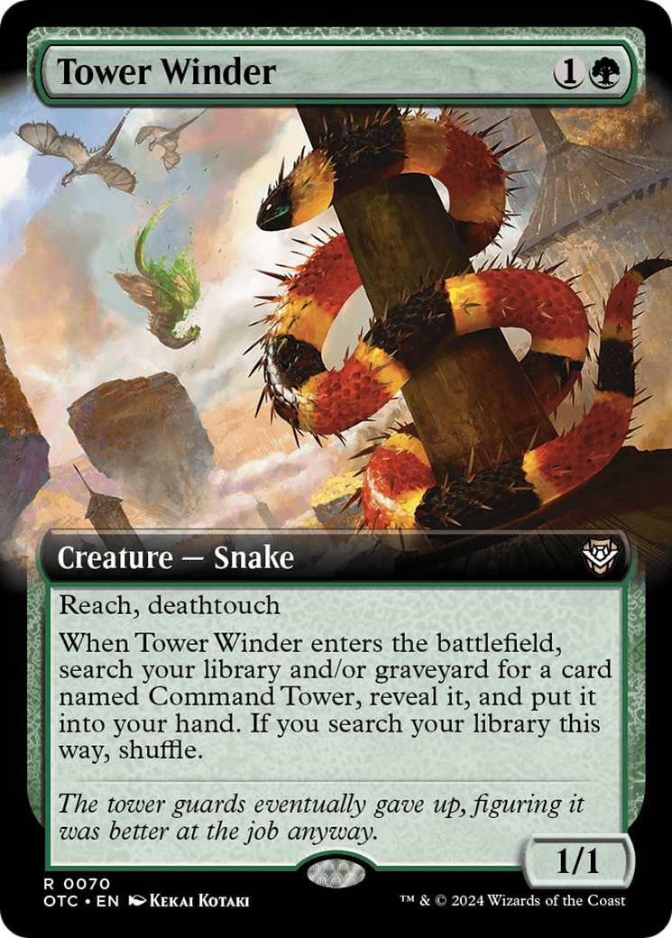 Tower Winder (Extended Art) [Outlaws of Thunder Junction Commander] | Good Games Adelaide SA