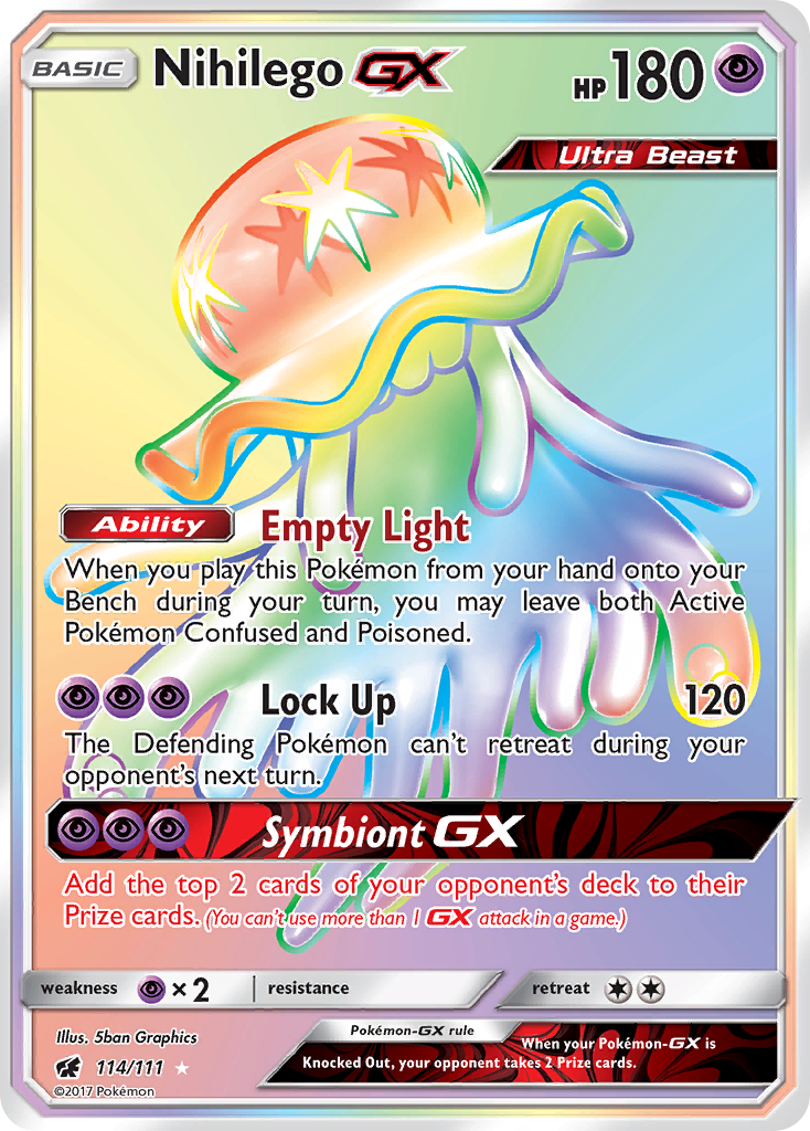 Nihilego GX (114/111) [Sun & Moon: Crimson Invasion] | Good Games Adelaide SA