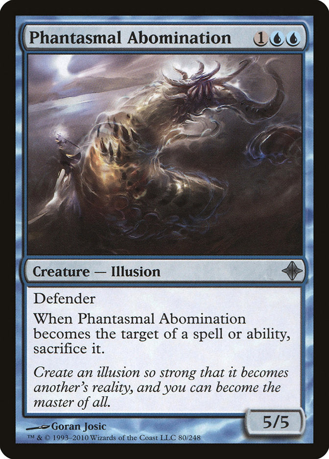 Phantasmal Abomination 80 (Rise of the Eldrazi)  - Foil | Good Games Adelaide SA