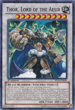 Thor, Lord of the Aesir [SP14-EN048] Starfoil Rare | Good Games Adelaide SA