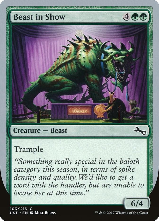 Beast in Show 103 (Unstable)  - Foil | Good Games Adelaide SA