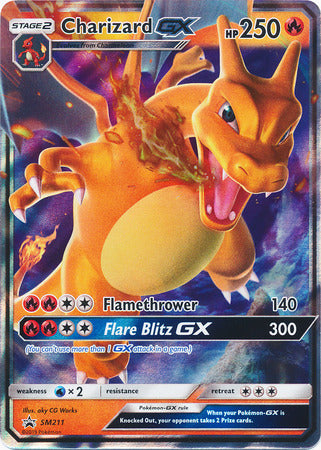 Charizard GX (SM211) (Jumbo Card) [Sun & Moon: Black Star Promos] | Good Games Adelaide SA