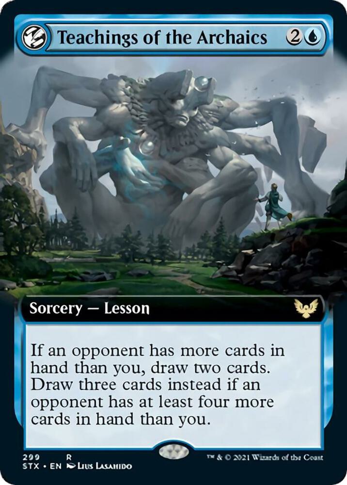 Teachings of the Archaics Extended Art 299 (Strixhaven: School of Mages)  - Foil | Good Games Adelaide SA