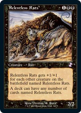 Relentless Rats 329 (Time Spiral: Remastered)  - Foil | Good Games Adelaide SA
