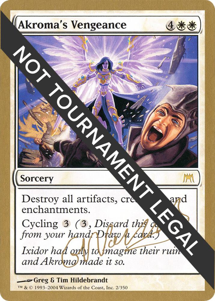Akromas Vengeance 2004 Gabriel Nassif ONS  (World Championship Decks)  | Good Games Adelaide SA