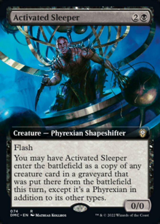 Activated Sleeper (Extended Art) [Dominaria United Commander] | Good Games Adelaide SA