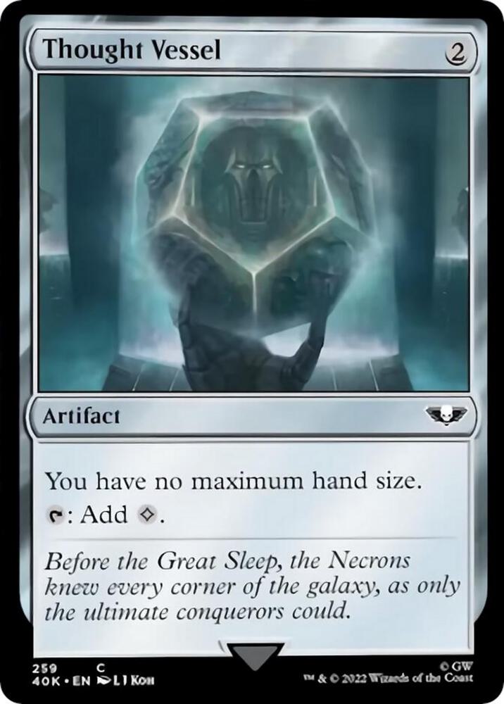 Thought Vessel Surge Foil 259 (Universes Beyond: Warhammer 40,000)  - Foil | Good Games Adelaide SA