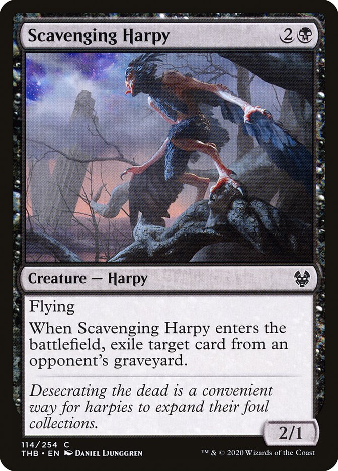 Scavenging Harpy 114 (Theros Beyond Death)  | Good Games Adelaide SA