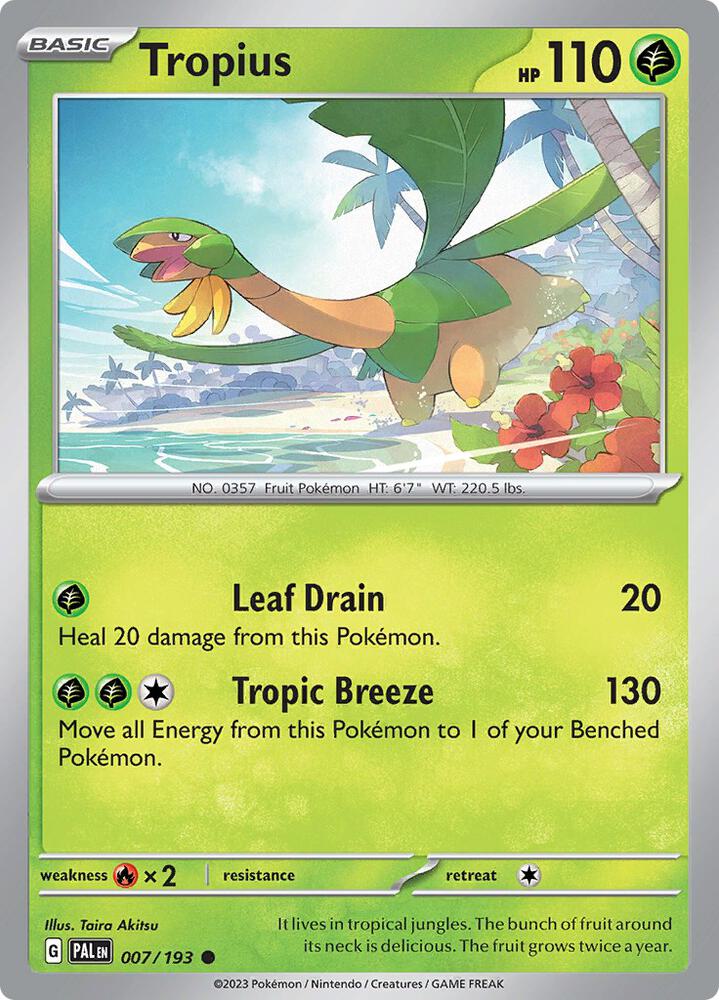 Tropius 007/193 (SV02: Paldea Evolved)  | Good Games Adelaide SA