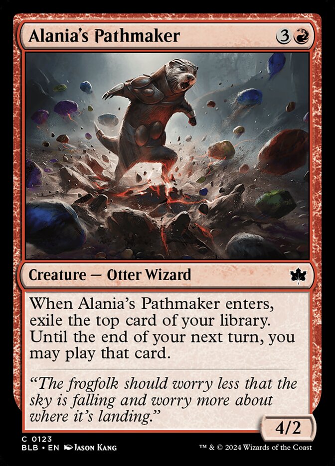 Alania's Pathmaker 123 (Bloomburrow)  - Foil | Good Games Adelaide SA