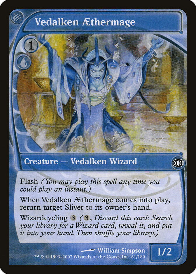 Vedalken Aethermage 61 (Future Sight)  - Foil | Good Games Adelaide SA