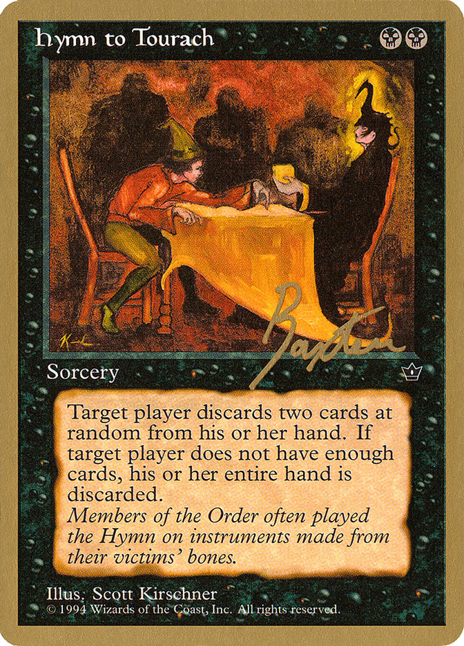Hymn to Tourach (Table) (George Baxter) [Pro Tour Collector Set] | Good Games Adelaide SA