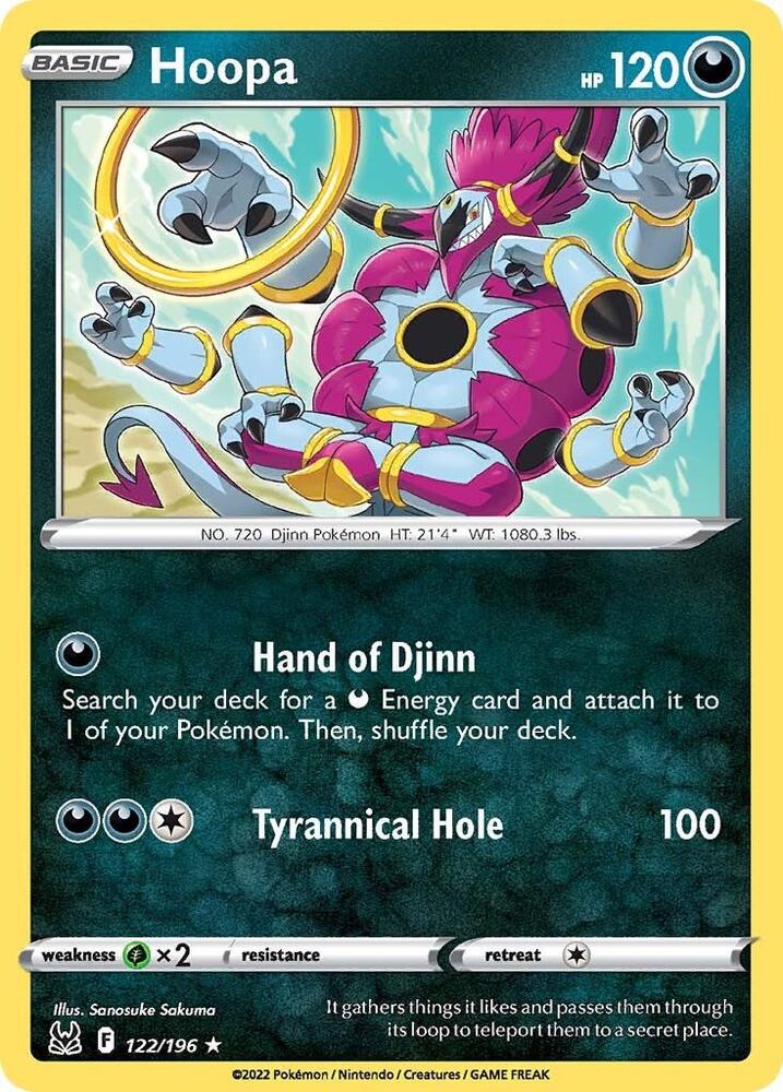 Hoopa 122/196 (SWSH11: Lost Origin)  | Good Games Adelaide SA