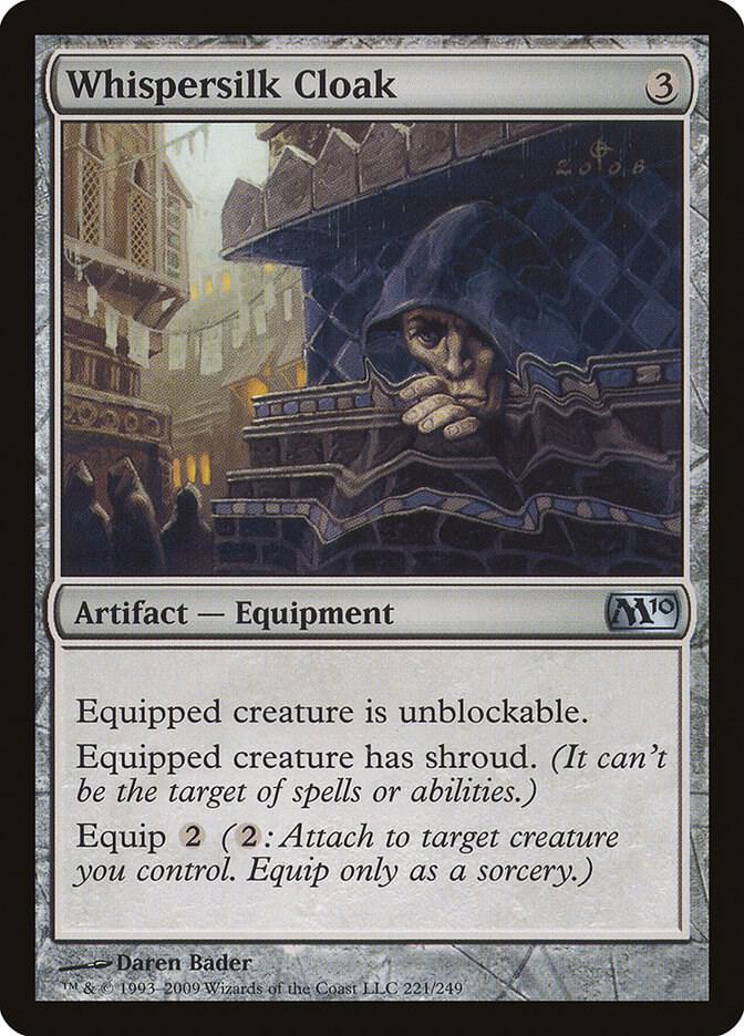 Whispersilk Cloak 221 (Magic 2010 (M10))  | Good Games Adelaide SA