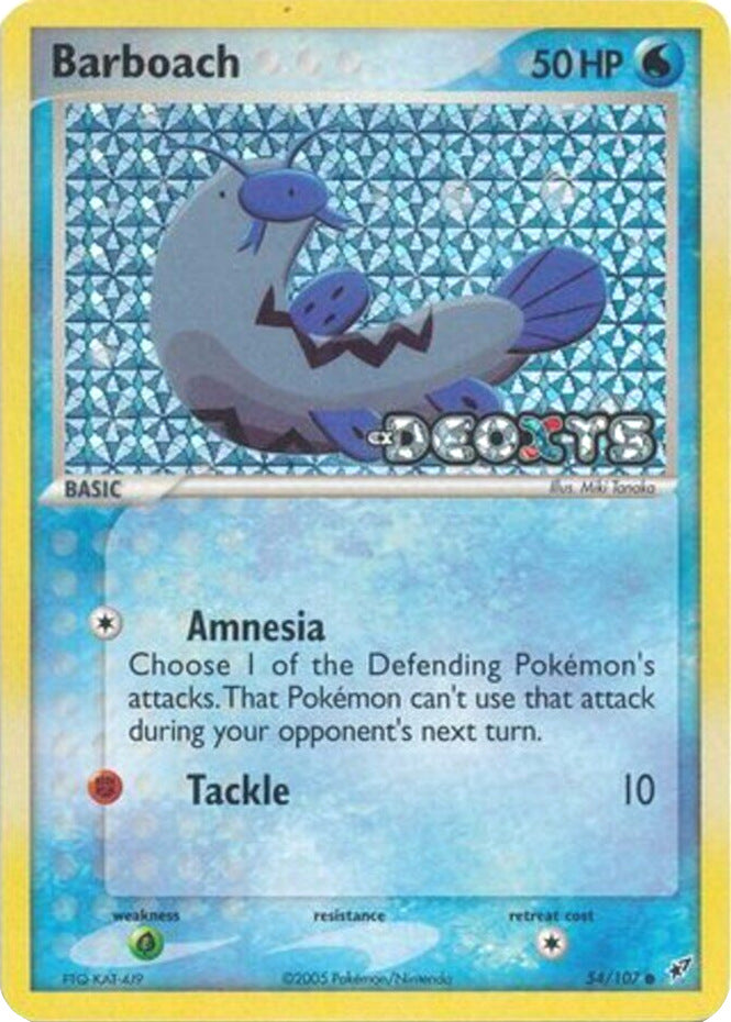 Barboach (54/107) (Stamped) [EX: Deoxys] | Good Games Adelaide SA
