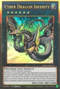 Cyber Dragon Infinity (Alternate Art) [MAGO-EN033] Gold Rare | Good Games Adelaide SA