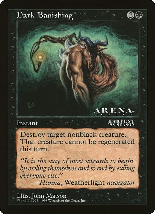 Dark Banishing Arena League  (Oversize Cards)  | Good Games Adelaide SA