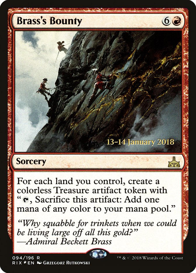 Brass's Bounty [Rivals of Ixalan Promos] | Good Games Adelaide SA