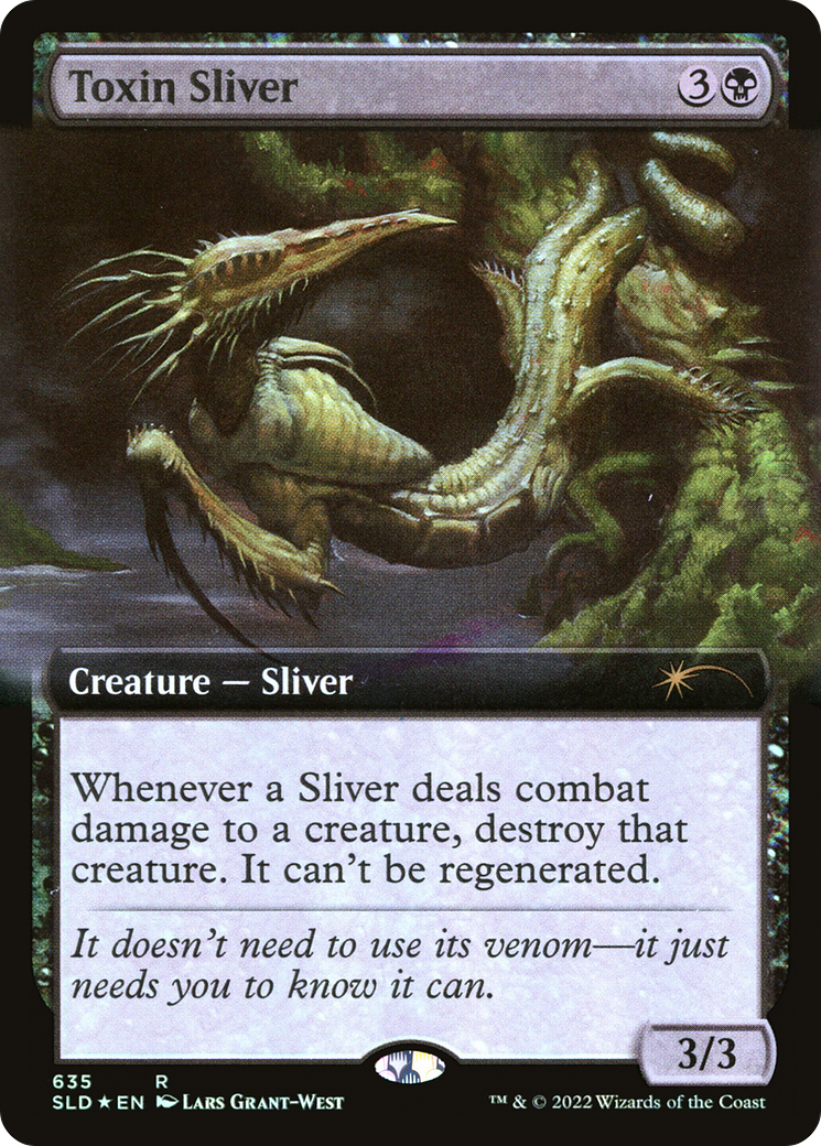 Toxin Sliver (Extended Art) [Secret Lair Drop Promos] | Good Games Adelaide SA