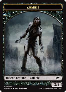 Zombie Squirrel Double Sided Token 7 // 15 (Modern Horizons)  | Good Games Adelaide SA