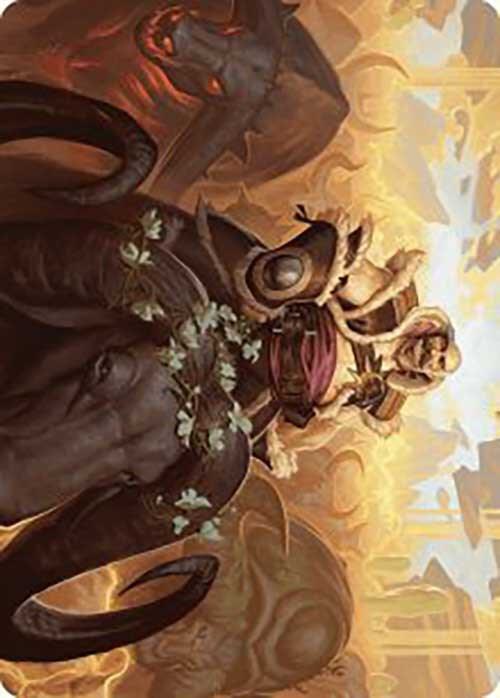 Bruse Tarl Roving Rancher Art Card 20 (Art Series: Outlaws of Thunder Junction)  | Good Games Adelaide SA