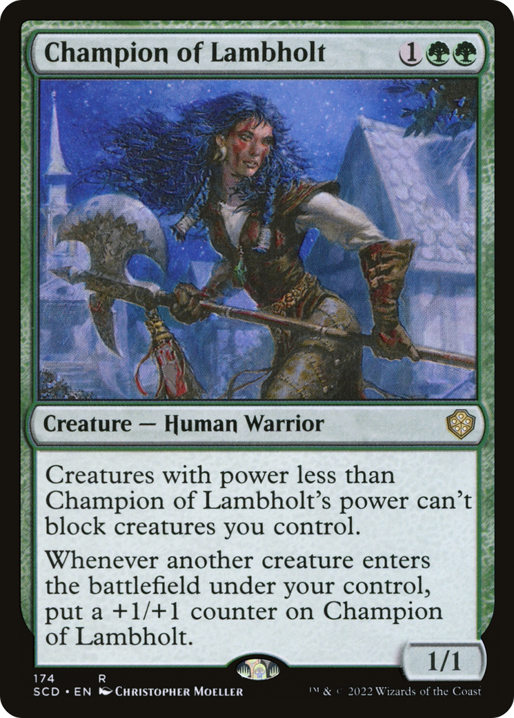 Champion of Lambholt [Starter Commander Decks] | Good Games Adelaide SA