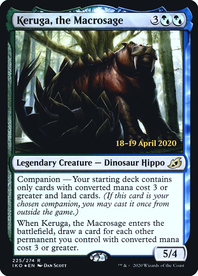 Keruga, the Macrosage  [Ikoria: Lair of Behemoths Prerelease Promos] | Good Games Adelaide SA