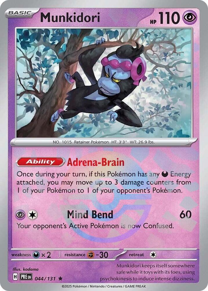 Munkidori (044/131) (Poke Ball Pattern) [Scarlet & Violet: Prismatic Evolutions] | Good Games Adelaide SA