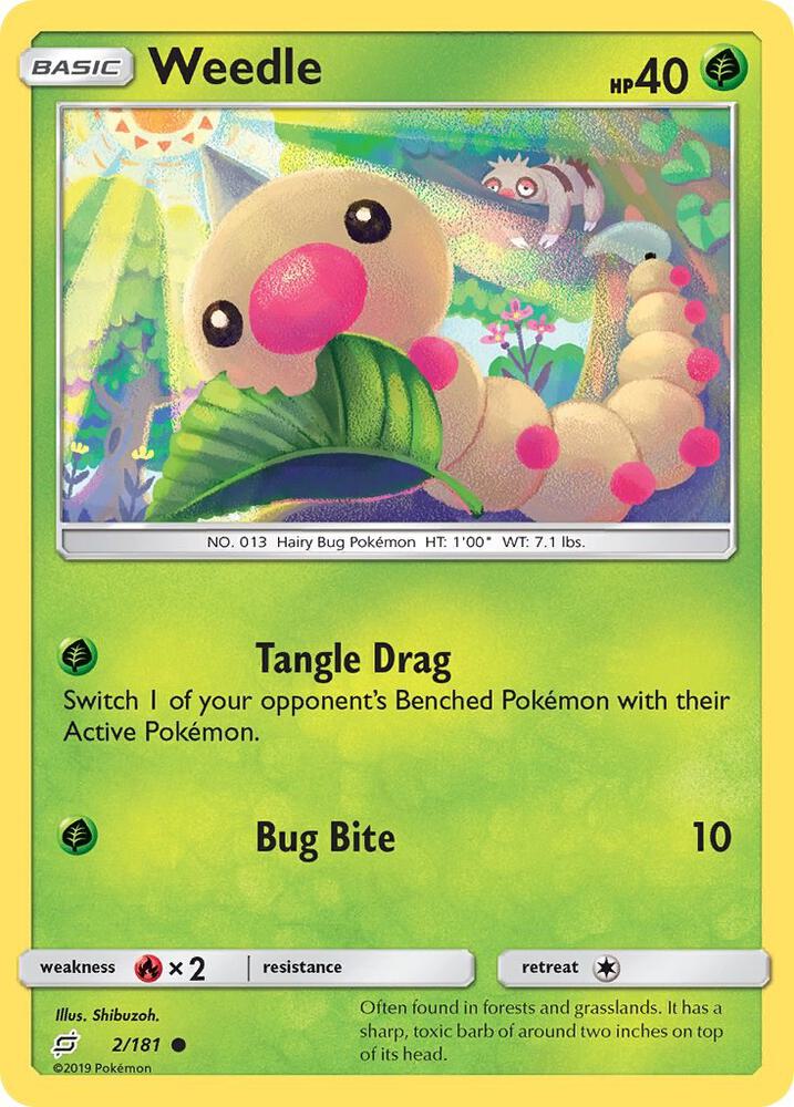 Weedle 2/181 (SM - Team Up)  | Good Games Adelaide SA