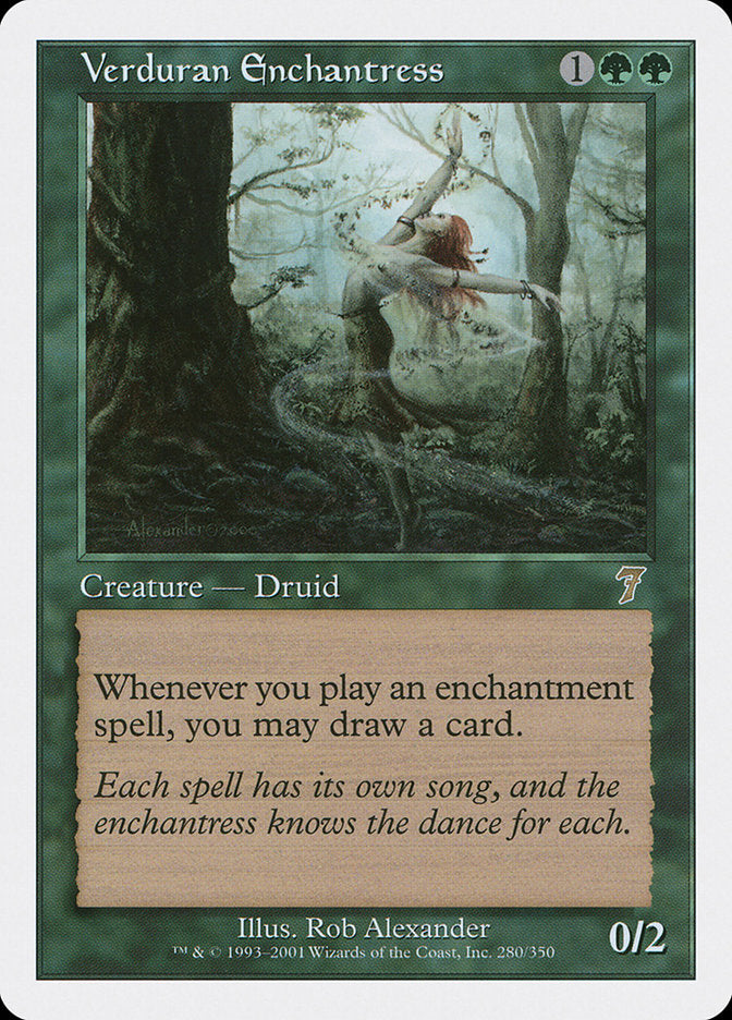 Verduran Enchantress [Seventh Edition] | Good Games Adelaide SA