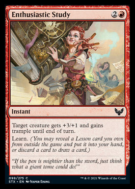 Enthusiastic Study [Strixhaven: School of Mages] | Good Games Adelaide SA